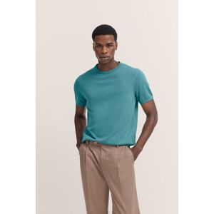 Bugatti Herren Gebreid shirt met korte mouwen en geribde manchetten XL Bugatti Herren Gebreid shirt met korte mouwen en geribde manchetten XL