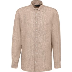 Bugatti Herren Linnen overhemd S Bugatti Herren Linnen overhemd S