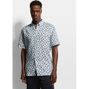 Bugatti Herren Shirt met palmopdruk 3XL Bugatti Herren Shirt met palmopdruk 3XL