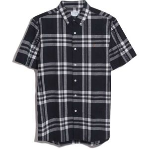 Heren Farah Kele Vet geruit overhemd in Navy L Heren Farah Kele Vet geruit overhemd in Navy L