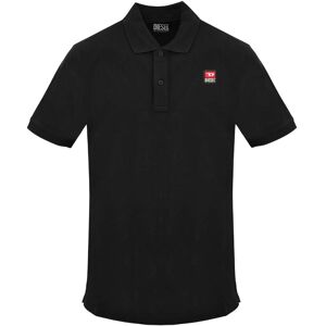 Diesel Small Patch Logo Zwart Kaviaar Poloshirt XL Diesel Small Patch Logo Zwart Kaviaar Poloshirt XL