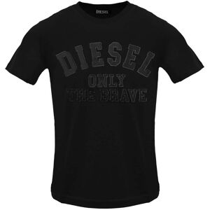 Diesel Monotone Reliëflogo Zwart Kaviaar T-shirt M Diesel Monotone Reliëflogo Zwart Kaviaar T-shirt M