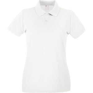 Fruit of the Loom Dames/Dames Lady Fit Poloshirt met korte mouwen (Sneeuw) L Fruit of the Loom Dames/Dames Lady Fit Poloshirt met korte mouwen (Sneeuw) L