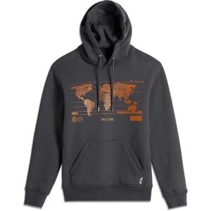 Heren Mallet Jasper Global Hoodie in Grijs S Heren Mallet Jasper Global Hoodie in Grijs S