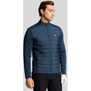 Lyle & Scott Golf Hybrid Gevoerd Zipjack - Blauw 2XL Lyle & Scott Golf Hybrid Gevoerd Zipjack - Blauw 2XL