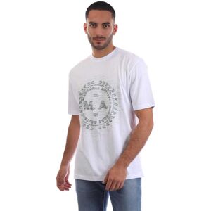 Heren Marshall Artist Tekk Fusion T-shirt in Wit M Heren Marshall Artist Tekk Fusion T-shirt in Wit M