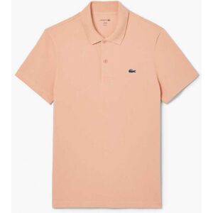 Heren Lacoste Polo Shirt in katoenmix in oranje L Heren Lacoste Polo Shirt in katoenmix in oranje L