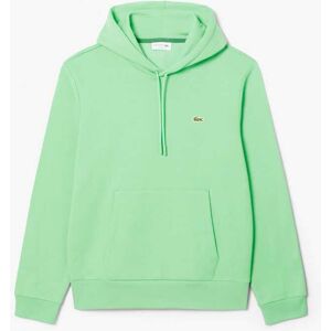 Heren Lacoste Organic Cotton Fleece Hoodie in Groen XS Heren Lacoste Organic Cotton Fleece Hoodie in Groen XS