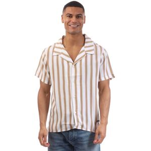 Heren Boss Beach Shirt in Naturel L Heren Boss Beach Shirt in Naturel L