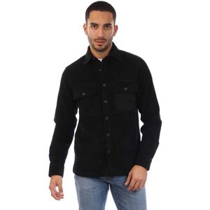 Heren Belstaff Corduroy Fallgate overhemd in zwart XS Heren Belstaff Corduroy Fallgate overhemd in zwart XS