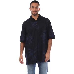Herenpolo Boss C-Parris 13 Floral Jacquard in Blauw 4XL Herenpolo Boss C-Parris 13 Floral Jacquard in Blauw 4XL