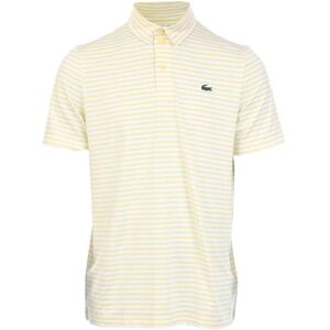 Heren Lacoste Sport Regular Fit UV Protect Golf poloshirt in Wit geel 2XL Heren Lacoste Sport Regular Fit UV Protect Golf poloshirt in Wit geel 2XL
