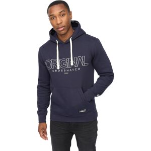Crosshatch Heren Carrimoore Hoodie (Marineblauw) L Crosshatch Heren Carrimoore Hoodie (Marineblauw) L