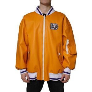 Dolce & Gabbana Leren Bomberjack Dg Varsity 52 Dolce & Gabbana Leren Bomberjack Dg Varsity 52