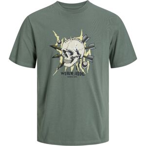 Jack & Jones Tee SS Heavens Regular Fit Tee Groen L Jack & Jones Tee SS Heavens Regular Fit Tee Groen L