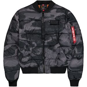 alpha industries MA-1 Puffer Bomber Camo Bomber Jacket L alpha industries MA-1 Puffer Bomber Camo Bomber Jacket L