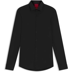 Hugo Kenno slim-fit overhemd voor heren in zwart 17.75 inch Hugo Kenno slim-fit overhemd voor heren in zwart 17.75 inch