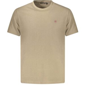 Napapijri Marrone Katoenen Heren T-Shirt M Napapijri Marrone Katoenen Heren T-Shirt M