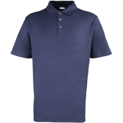 Premier Heren Stoeterij Zwaarlijvige Gewone Pique Polo Shirt (Marine) XL Premier Heren Stoeterij Zwaarlijvige Gewone Pique Polo Shirt (Marine) XL
