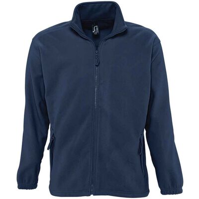 SOLS Volwassen uniseks fleecejack North (Marine) XL SOLS Volwassen uniseks fleecejack North (Marine) XL
