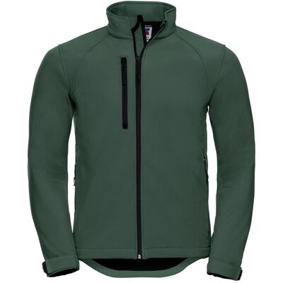 Russell Athletic Russell Heren waterbestendig & winddicht Softshell-jasje (Fles groen) 2XL Russell Athletic Russell Heren waterbestendig & winddicht Softshell-jasje (Fles groen) 2XL