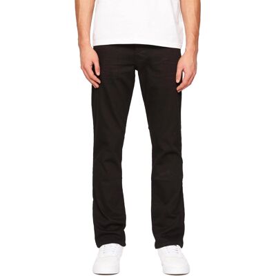 Crosshatch Heren Denim Jeans met print (Massief zwart) 32 Lang Crosshatch Heren Denim Jeans met print (Massief zwart) 32 Lang