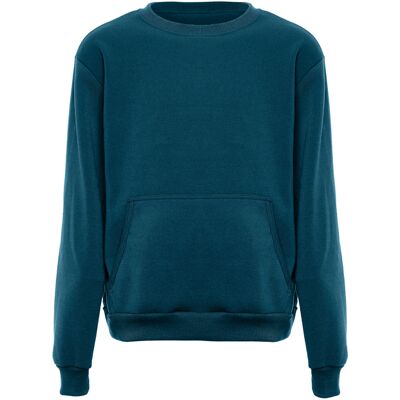 Mo Sweatshirt Heren Donker turkoois M Mo Sweatshirt Heren Donker turkoois M
