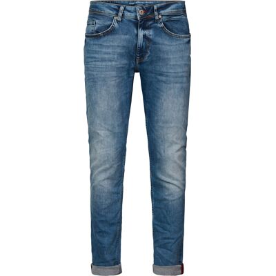 Petrol Industries - Heren Russel Regular Tapered Fit Jeans - Blauw 29/30 Petrol Industries - Heren Russel Regular Tapered Fit Jeans - Blauw 29/30