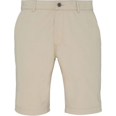 Asquith & Fox Heren Casual Chino Shorts (Natuurlijk) XL Asquith & Fox Heren Casual Chino Shorts (Natuurlijk) XL