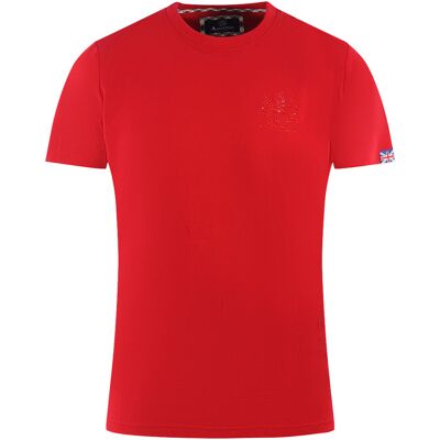 Aquascutum London Tonal Aldis Logo Red T-Shirt S Aquascutum London Tonal Aldis Logo Red T-Shirt S