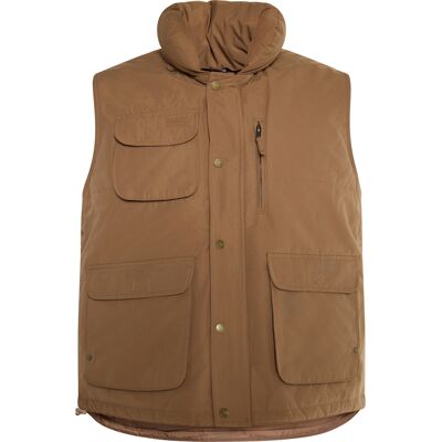 Mo Gewatteerd vest Heren Kameel L Mo Gewatteerd vest Heren Kameel L