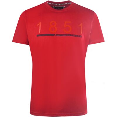 Aquascutum Londen 1851 rood T-shirt S Aquascutum Londen 1851 rood T-shirt S