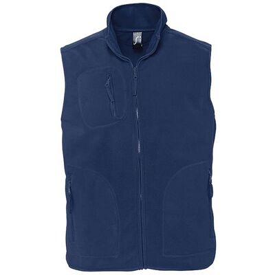 SOLS Volwassen uniseks fleece vest van Noorwegen (Marine) S SOLS Volwassen uniseks fleece vest van Noorwegen (Marine) S