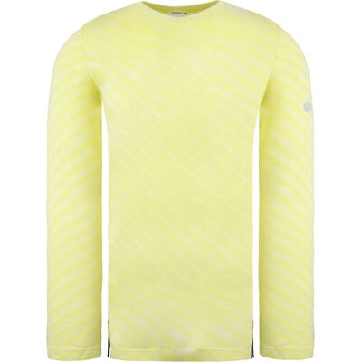 Asics Gele Lange Mouwen Ronde Hals Naadloos Top - Top Asics Gele Lange Mouwen Ronde Hals Naadloos Top - Top