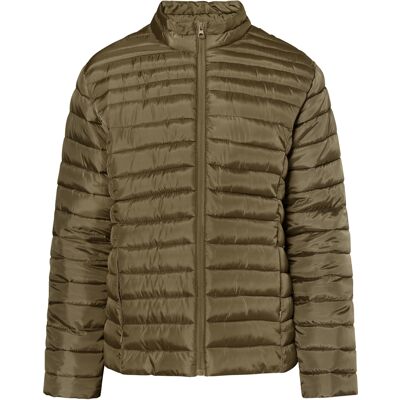 Mo licht gewatteerd jack Heren militaire olijf S Mo licht gewatteerd jack Heren militaire olijf S