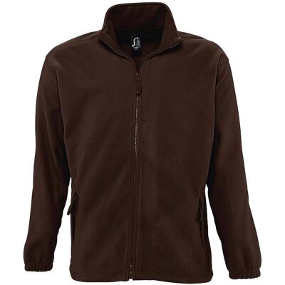 SOLS Heren North Full Zip Outdoor Fleece Jacket (Donkere chocolade) XL SOLS Heren North Full Zip Outdoor Fleece Jacket (Donkere chocolade) XL