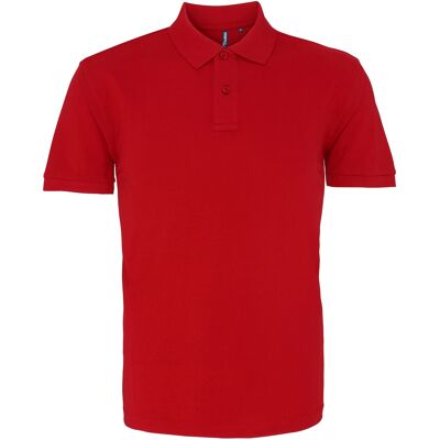 Asquith & Fox Heren Poloshirt met korte mouwen (Kardinaal Rood) 2XL Asquith & Fox Heren Poloshirt met korte mouwen (Kardinaal Rood) 2XL
