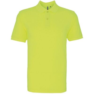 Asquith & Fox Heren Poloshirt met korte mouwen (Neon geel) XL Asquith & Fox Heren Poloshirt met korte mouwen (Neon geel) XL