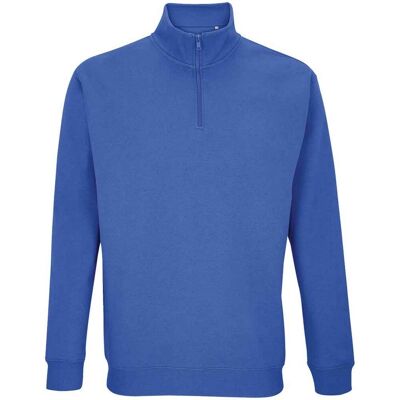 SOLS Uniseks Conrad Sweatshirt met Quarter Zip voor volwassenen (Koningsblauw) S SOLS Uniseks Conrad Sweatshirt met Quarter Zip voor volwassenen (Koningsblauw) S