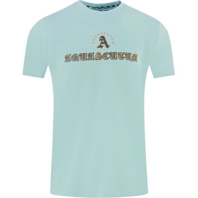 Aquascutum Script Logo Grey T-Shirt M Aquascutum Script Logo Grey T-Shirt M