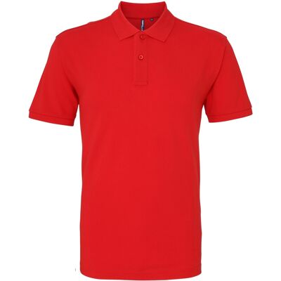 Asquith & Fox Heren Poloshirt met korte mouwen (Rood) 5XL Asquith & Fox Heren Poloshirt met korte mouwen (Rood) 5XL