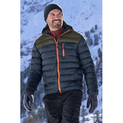 Mountain Warehouse Heren Link Gewatteerd Jasje (Kaki Groen) 2XL Mountain Warehouse Heren Link Gewatteerd Jasje (Kaki Groen) 2XL