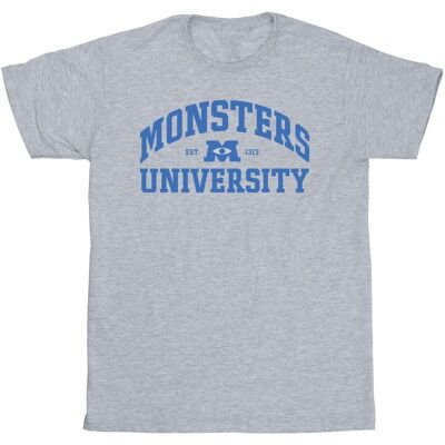 Disney Heren Monsters University Logo T-Shirt (Sportgrijs) 5XL Disney Heren Monsters University Logo T-Shirt (Sportgrijs) 5XL