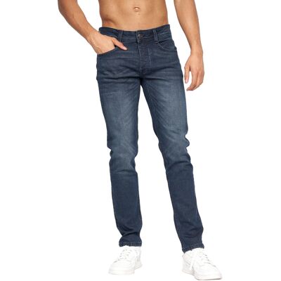 Crosshatch Heren Malcolm Slim Jeans (Donkere wasbeurt) 38 Kort Crosshatch Heren Malcolm Slim Jeans (Donkere wasbeurt) 38 Kort