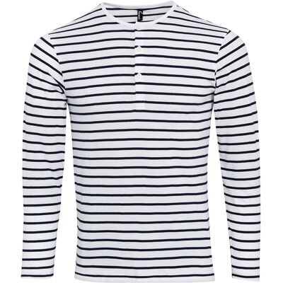 Premier Heren Long John met opgerolde mouwen T-Shirt (Wit/Zwaar) XS Premier Heren Long John met opgerolde mouwen T-Shirt (Wit/Zwaar) XS