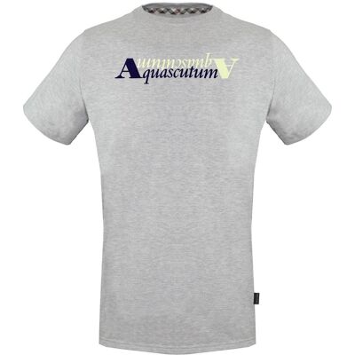 Aquascutum Reflection Logo grijs T-shirt S Aquascutum Reflection Logo grijs T-shirt S