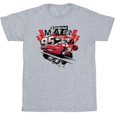 Disney Heren Cars Bliksem McQueen Collage T-shirt (Sportgrijs) L Disney Heren Cars Bliksem McQueen Collage T-shirt (Sportgrijs) L