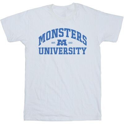 Disney Heren Monsters University Logo T-Shirt (Wit) 2XL Disney Heren Monsters University Logo T-Shirt (Wit) 2XL