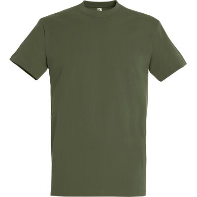 Sols Imperial Heavyweight Kort Mouw T-Shirt - Army, Multicolor, Flesgroen - T-Shirt Sols Imperial Heavyweight Kort Mouw T-Shirt - Army, Multicolor, Flesgroen - T-Shirt