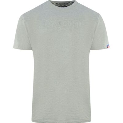 Aquascutum London 1851 Tape Logo Grey T-Shirt M Aquascutum London 1851 Tape Logo Grey T-Shirt M